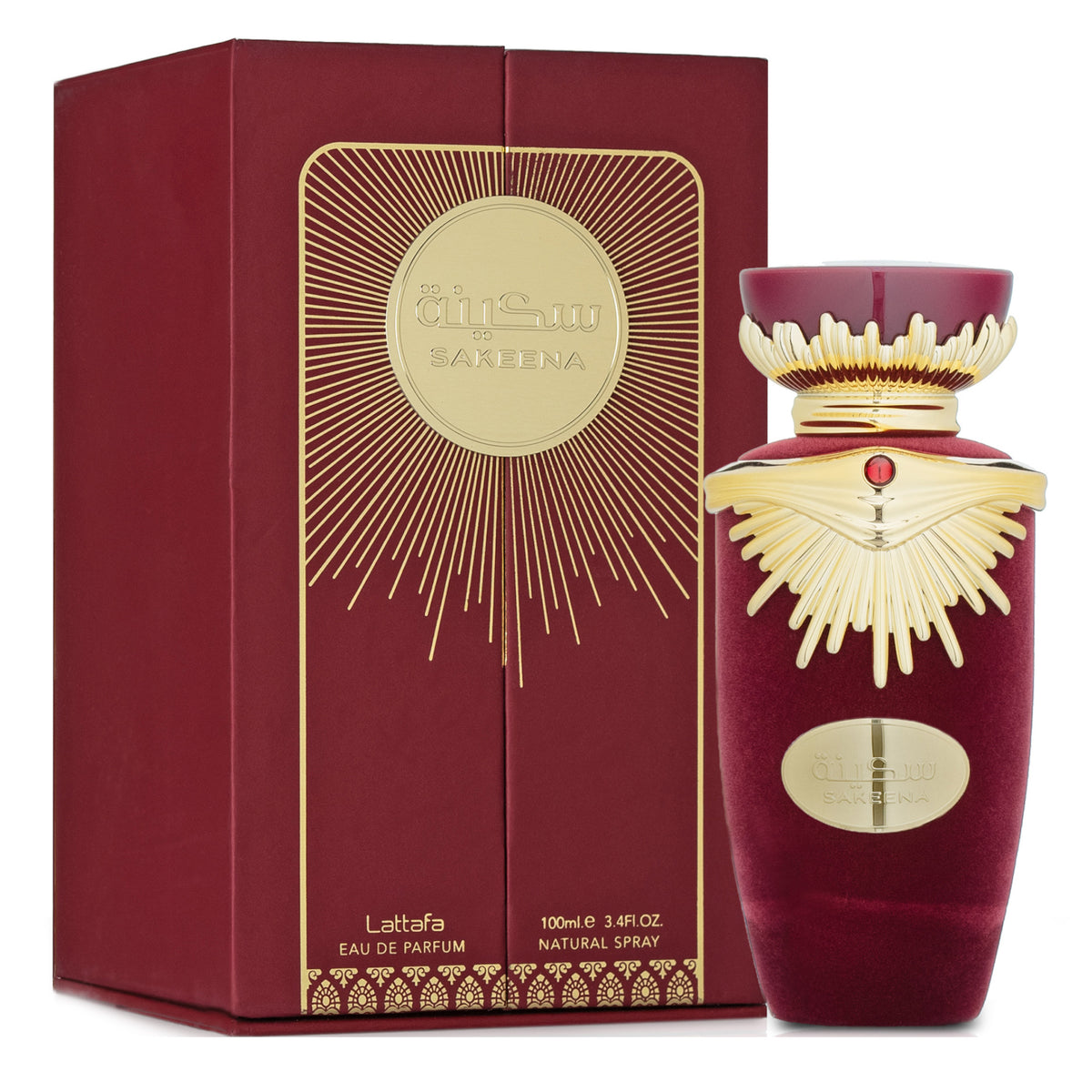 Lattafa Sakeena 3.4 Oz Eau de Parfum