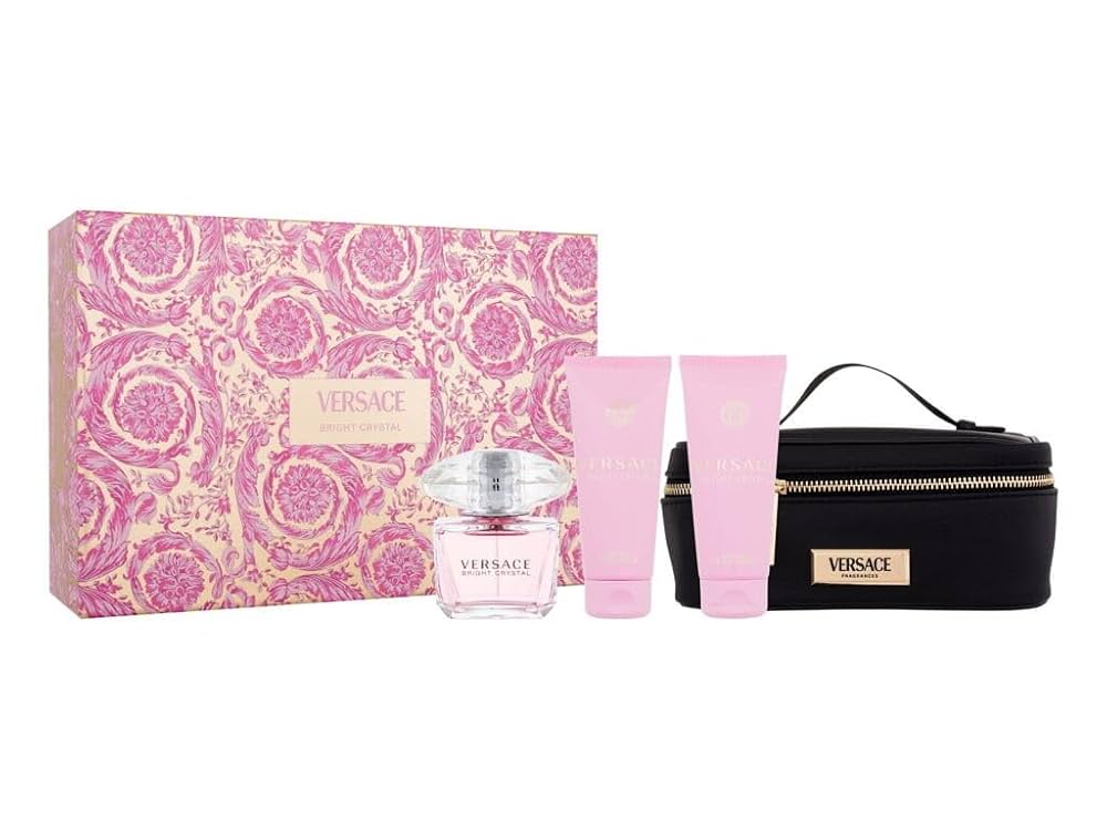 Versace Bright Crystal Gift Set for Women (4 Pieces)