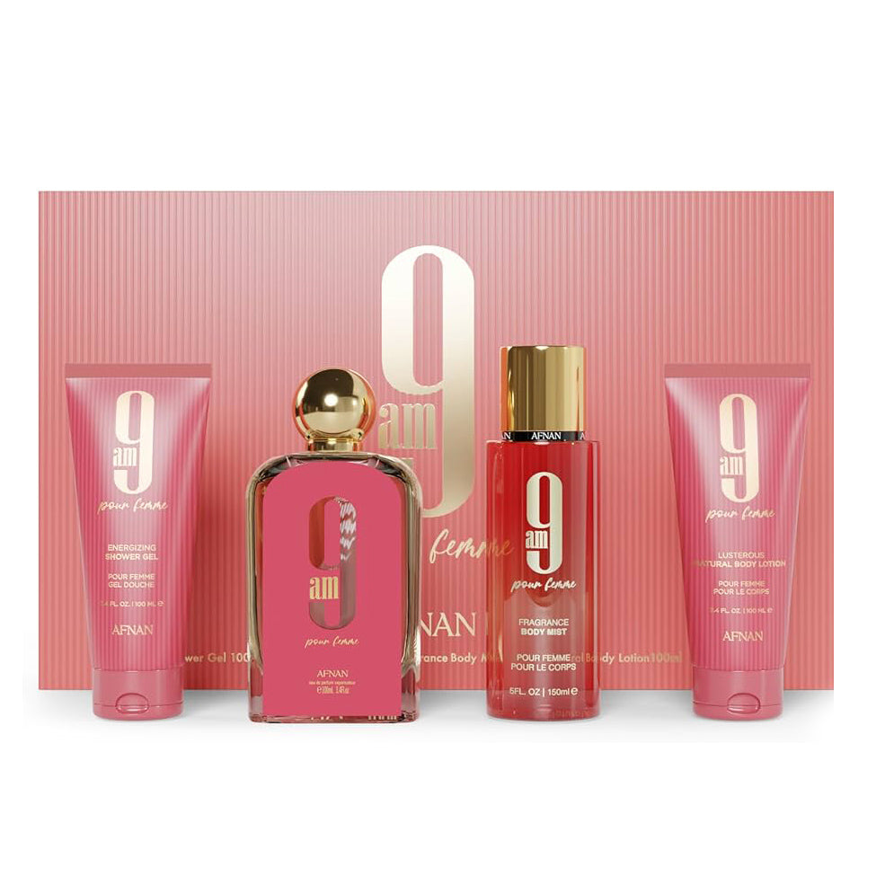 Afnan 9AM Gift Set Women (4 Pieces)