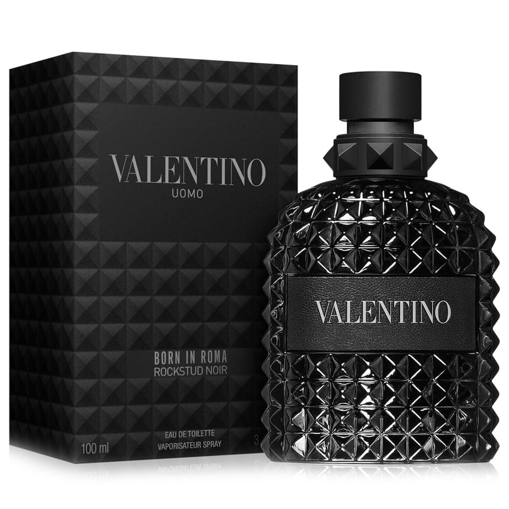 Valentino Uomo Born In Roma Rockstud Noir 3.4 Oz Eau de Parfum