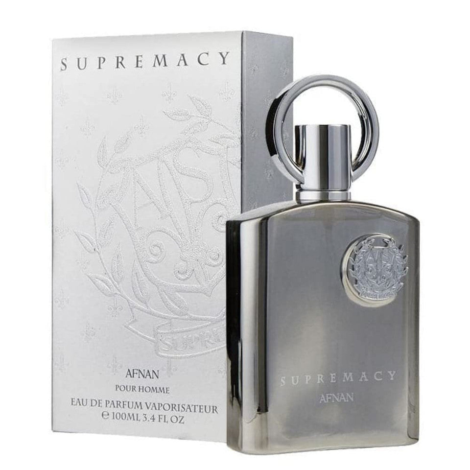 Afnan Supremacy Silver Men 3.4 Oz Eau de Parfum