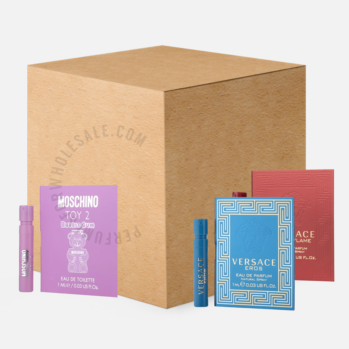 Samples Vial Assorted Box Versace / Moschino / MK (8 Pieces)