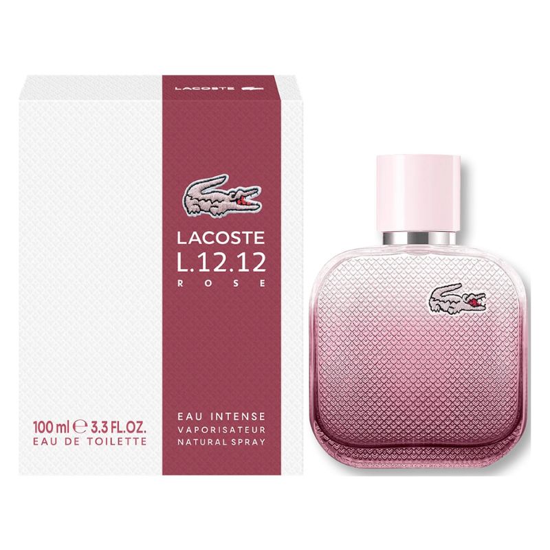 Lacoste L.12.12 Rose Eau Intense 3.3 Oz Eau De Toilette