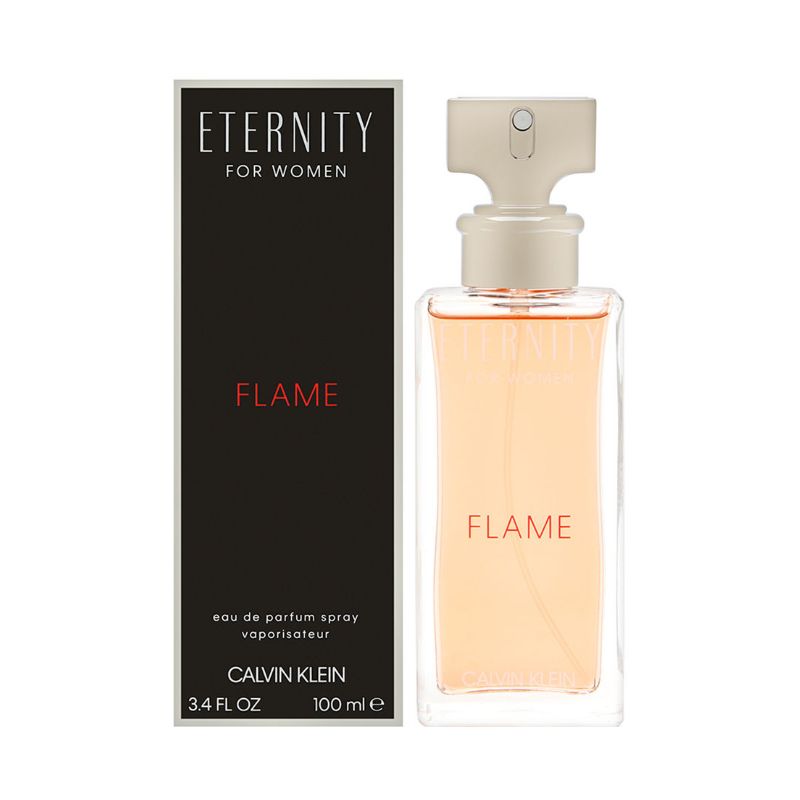 Calvin Klein Eternity Flame Women 3.4 Oz Eau De Parfum