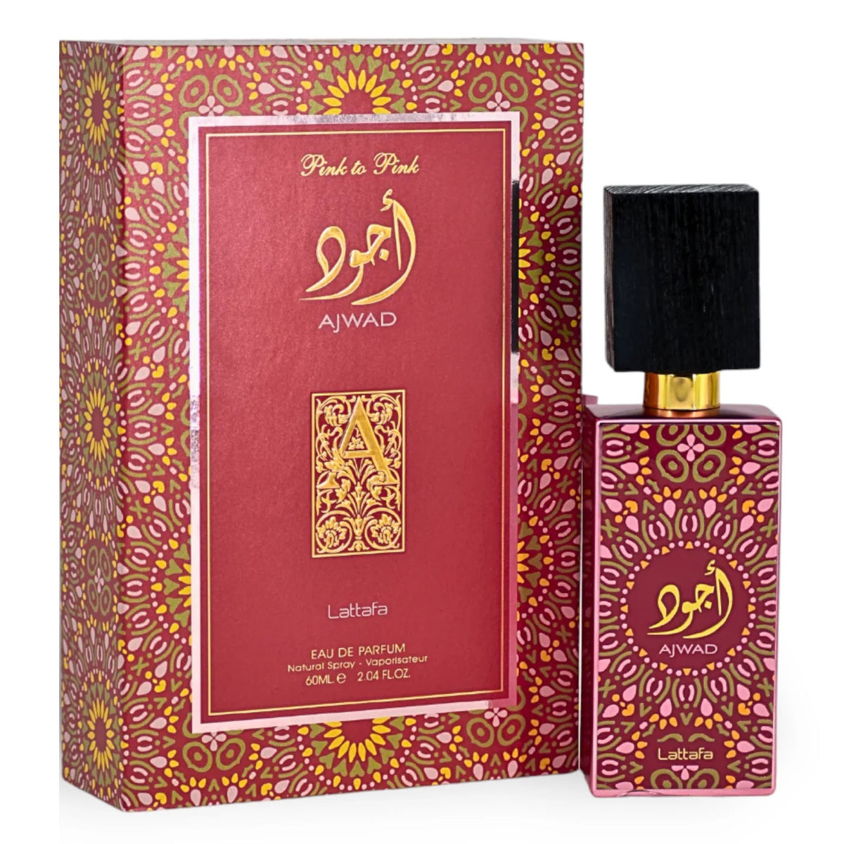 Lattafa Ajwad Pink to Pink 2.04 Oz Eau de Parfum