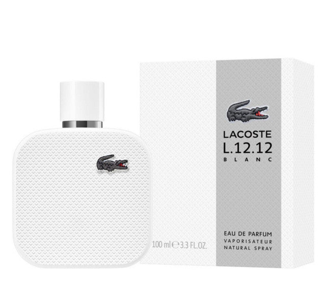 Lacoste L.12.12 Blanc Men 3.3  Oz Eau De Toilette
