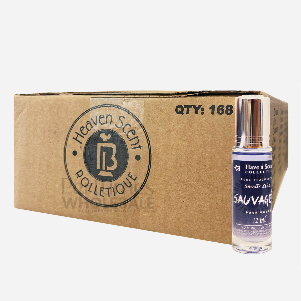 Box of 168 Pieces | Have a Scent Collection Wholesale Sauvage Roll On Oils 12ml
