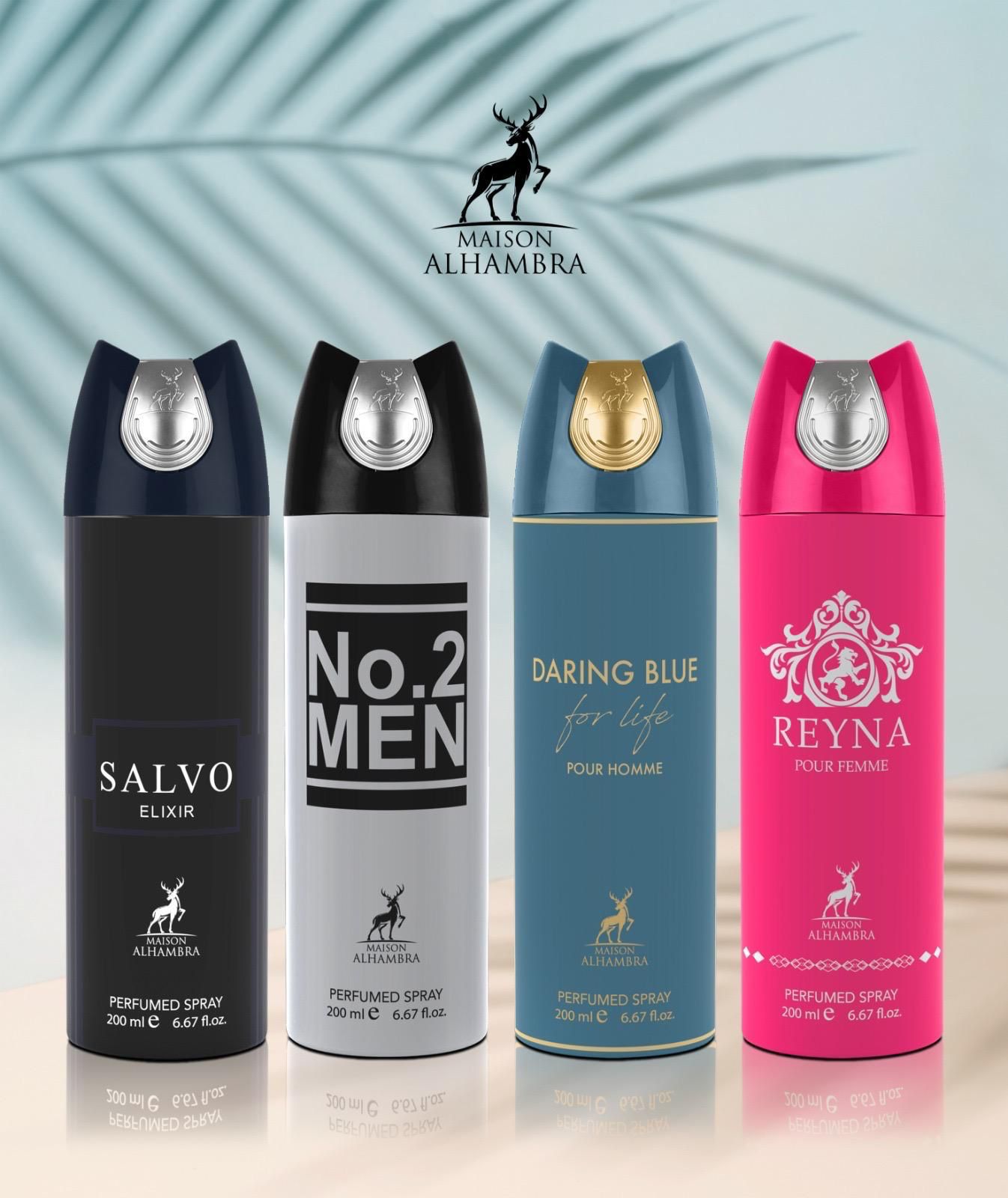 Box of 96 Pieces | Maison Alhambra Perfumed Body Sprays for Men/Women 200ml Wholesale