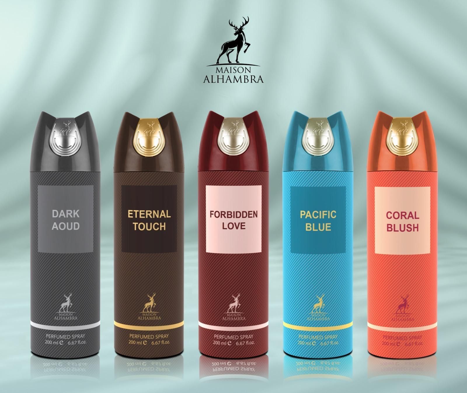 Box of 96 Pieces | Maison Alhambra Perfumed Body Sprays for Men/Women 200ml Wholesale